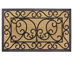 Tappeto nero in polipropilene Evora 230 x 160 cm | Leroy Merlin
