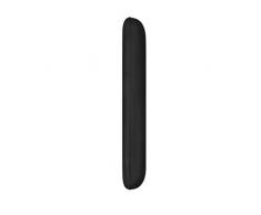 JohnJohnsen Custodia Superiore in Silicone con portacappelli Carrier per miglio Bracciale 3 Cinturino in Silicone Perfetto per la Sostituzione Presente Ideale (Nero)