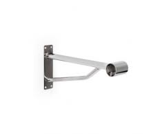 The Shopfitting Shop Bastone appendiabiti da parete, lunghezza 91 cm, cromato