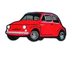 Fiat 500 FIDM02 Zerbino, Legno_Composito, Rosso, 80x40x2 cm