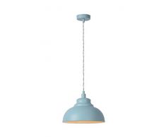 Lucide Isla – Lampade a sospensione – Ø 29 cm – Taupe, Metallo, Azzurro pastello, E14 40 wattsW 230 voltsV