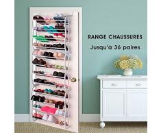 Generic QY-UK-1 4-16FEB 20-447 *****-2417-SCARPIERA R OLTRE A SOSPENSIONE PER PORTA, PER 36 PAIA DI SCARPE COPPIA NGING S 36 SCAFFALE ORGANISER PORTA-ER-CONTENITORE PORTA NISER GANCIO