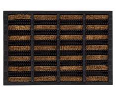 andiamo Zerbino Robusta in Fibre di Cocco e Gomma Tappeto per Interni ed Esterni, 40 x 60 cm