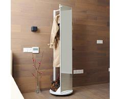 Attaccapanni con Tre Piedi,Appendiabiti, Creative Coat Rack, Appendiabiti da Terra a Specchio Rotante |Camera da Letto Soggiorno Portico |Vestiti, Borsa, Sciarpa, portaombrelli