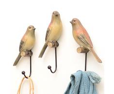 Portacappelli Little Bird, Appendiabiti Gancio portachiavi in resina, 6cm * 5cm * 20cm (Size : 6*5*20cm)