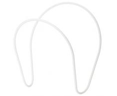 ChengBeautiful Portacappelli da Parete Appendiabiti in Metallo Cappello con Cappello di Ferro (Colore : White, Size : One Size)