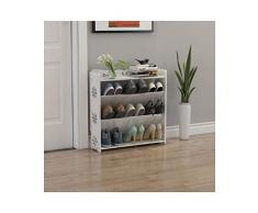 YQCX Creative Combination Shoe Rack Elegante Elegante Scaffale Di Smontare Scaffale Mobile Mobile Mobile Mobile Diame, 60 cm × 17 cm × 60 cm Scaffale per Scarpe corridoio