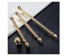 XUANMAI Maniglie dellArmadio Cristallo Maniglia della Mobilia del Cassetto del Governo della Manopola Parete Cabina Armadio Gabinetto Maniglie delle Porte Scarpiera Tira (Color : 192mm)