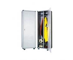 Armadietto Mobile Spogliatoio PVC Resina con Appendiabiti