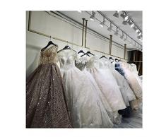 LXHONG Espositori per Negozi di Abbigliamento, Appendiabiti A Soffitto Appendiabiti da Matrimonio Appendiabiti Boutique in Ferro Battuto Espositore per Abiti da Soffitto