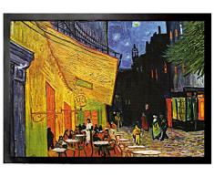 1art1 Vincent Van Gogh Terrazza Del Caffè La Sera, Place Du Forum, Arles, 1888 Zerbino 70x50 cm