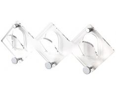 Wink design, Waterbury, Appendiabiti da Parete, Trasparente