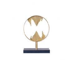 KLHHG Iron Art Rockery Decoration Decoration Model Decorations Decorazioni Soggiorno Soggiorno TV Armadio Ingresso Metallo Artigianato (Color : A, Size : 20 * 8.5 * 28cm)