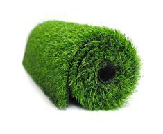 Erba Artificiale per Tappeti, 0,79 Spessore Erba Finta Zerbino, Realistico Interno Allaperto Giardino Prato Terrazza Sintetico Tappeto Derba, Pulizia Facile (Colore : Verde, Taglia : 1mx5m)