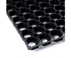 Tappeto in gomma forata di Vivol 80x120 cm - Zerbino da esterno in gomma - tappeto in gomma antiscivolo