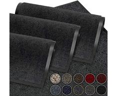 GadHome Tappeto Ingresso casa Grigio Antracite 40x60 cm|Tappeto da Esterno, intrappola la Polvere| Zerbino Impermeabile Lavabile Resistente allo Sporco | Tappetino Antiscivolo Cucina, Camera da Letto