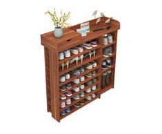 Scarpiera Scaffale per scarpe da scarpe da tavola da 5 livelli con un cassetto abbigliamento rack stoccaggio stoccaggio di scarpe da stoccaggio gratis rack piatto stile classico stile classico Portasc