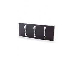 Wink design ,Virginia, Appendiabiti da Muro, Nero