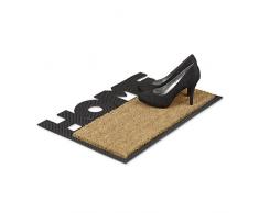 Relaxdays Sweet Home Zerbino per Ingresso in Fibra di Cocco, Legno_Composito, Marrone, 50 x 65 cm