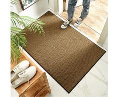 SDINAZ Zerbino Esterno Ingresso Casa 90 X 60 / Zerbino Esterno 60 x 90 / Zerbini per Ingresso Casa Moderni/Zerbino Interno/Zerbino porta dingresso Marrone