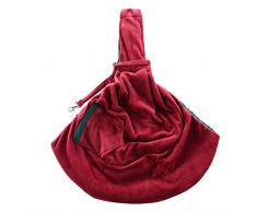 BEENZY Portamonete Reversibile Pet Portamonete Portamonete a Mani libere Portamonete Singolo Portacappelli per Cani portaconfetti con Tracolla Regolabile