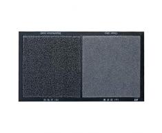 MAGIC SELECT Zerbino disinfettante ingreso casa. Tapetino antiscivolo di facile pulizia per ingresso ad alto traffico, giardino, balcone (45x80cm/nero)