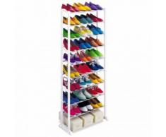 Home Mensola a 10 livelli Scarpe talloni Baskets Mensole Rack portaoggetti organizzatore Supporto Disponibile in due colori bianco