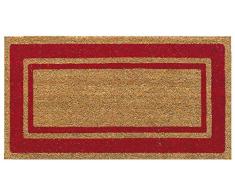 CASA TESSILE Zerbino in cocco SUPER cm 70X140 - ROSSO