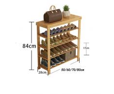 NSGP Mensola di Scarpe NAN bambù Semplice Multi-Strato Antipolvere Scarpa Multiuso banco scarpiera a Buon Mercato casa dormitorio