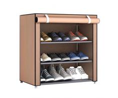 NICEDAY 4-Tier Shoe Rack Antipolvere Large Size Tessuto Non Tessuto Scarpe Rack Scarpe organizzatore Domestico Camera Dormitorio Pattino tormenta la mensola Cabinet Ingresso Portascarpe