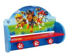 Fun House 712601 Paw Patrol - Mensola attaccapanni in Legno MDF, Blu, 46 x 33 x 15 cm