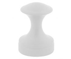 SALUTUYA Gancio da Parete per Cucina, Appendiabiti per Camera da Letto dal Look Moderno per Camera da Letto, Cucina, Bagno(Bianco)