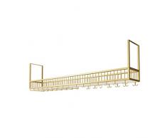 DTDMY Scaffali sospesi a soffitto, cubi di scaffalature portaoggetti, mensola da Parete Rustica Appendiabiti da Cucina Supporto sospeso Supporto per pentole Appendiabiti per Libri Cornice espositiva