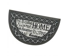 emmevi Zerbino Gomma Semiluna Antiscivolo 40x70 Cm Tappeto Flessibile Morbido Ingresso Interno Esterno MOD.Format SEMILUNA (D)