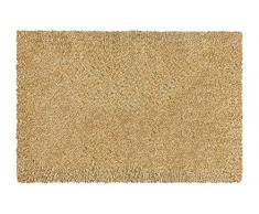 Il Gruppone Passione Casa Zerbino Fibra di Cocco 40 x 60 Cm Ingresso Antiscivolo Tappeto AsciugaPassi Facile da Pulire Antibatterico e Resistente Rettangolare Tappetino Colore Naturale