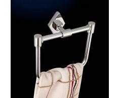 Ghelf Asciugamano Rinforzato in Rame Cromato, Anello Bagno Asciugamano, Porta Asciugamano Appeso Anello portasciugamani Bagno Bagno Hardware portacappelli, Elegante e Semplice portasciugamani