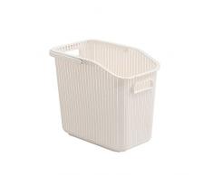 Cesto portabiancheria in plastica for camera da letto Cesto portabiancheria grande in stile giapponese for armadio da bagno Dormitorio Kichen Corridoio Cesto portaoggetti for hotel Cesto portabiancher