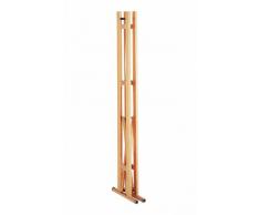 Foppapedretti Snake 90 Appendiabiti Pieghevole, in Legno, Naturale, 96x43x177 mm
