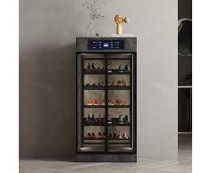 Intelligente Rotazione a asciugatura scarpiera,Scarpiera Salvaspazio,mobile corridoio scarpiera,360° Semplice e moderno,Alta capacità,Adatto for tacchi alti, scarpe casual, pantofole. ( Color : Black