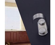 TOPBATHY Ganci da soffitto in Acciaio Inox Appendiabiti da Bagno Ganci da Cucina per Garage (Accessori Inclusi)