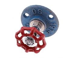 Changskj Stickers Murali Appendiabiti Singolo Gancio Gancio Bagno da Parete Porta Chrome Multi Utilizza Ganci Porta Appendiabiti, Stile Industriale, Rivestito Rustico finito (Color : Blue)