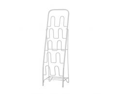 Scarpiera Facile da assemblare Space-Risparmio di scarpe da scarpe da scarpe da scarpe da ingresso Bagno Fresanding Rack for scarpe adatto for scarpe piatte e pantofole (oro / nero / bianco) Scarpiera