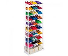 SCARPIERA SLIM 40 PAIA DI SCARPE SALVASPAZIO PORTASCARPE 10 RIPIANI ADATTO A RIPOSTIGLIO