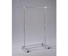 Stender Appendiabiti Eracle Appendino Attaccapanni Cromo Vestiti con Ruote
