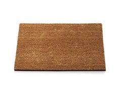 Zerbino Cocco Naturale 40x100 cm Retro Gomma Antiscivolo Tappeto Ingresso mod.Cocco su Misura 40X100
