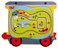 Hape 23643 - Gioco da Parete Treno/Viaggio