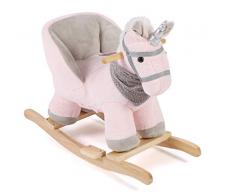 Bayer Chic 2000-Animale a Dondolo, Colore Rosa, 409 07