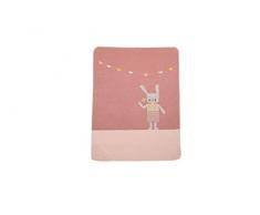 David Fussenegger Juwel 68466779 - Copertina per bebè con ricamo, colore: Rosa