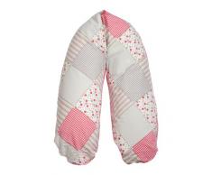 Flexofill 2008-1-585 - cuscino da gravidanza - con federa - XL 190 x 40cm - fantasia a toppe