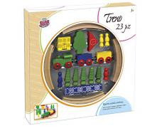 Grandi Giochi GG95005 - Treno Legno 23 Pz
